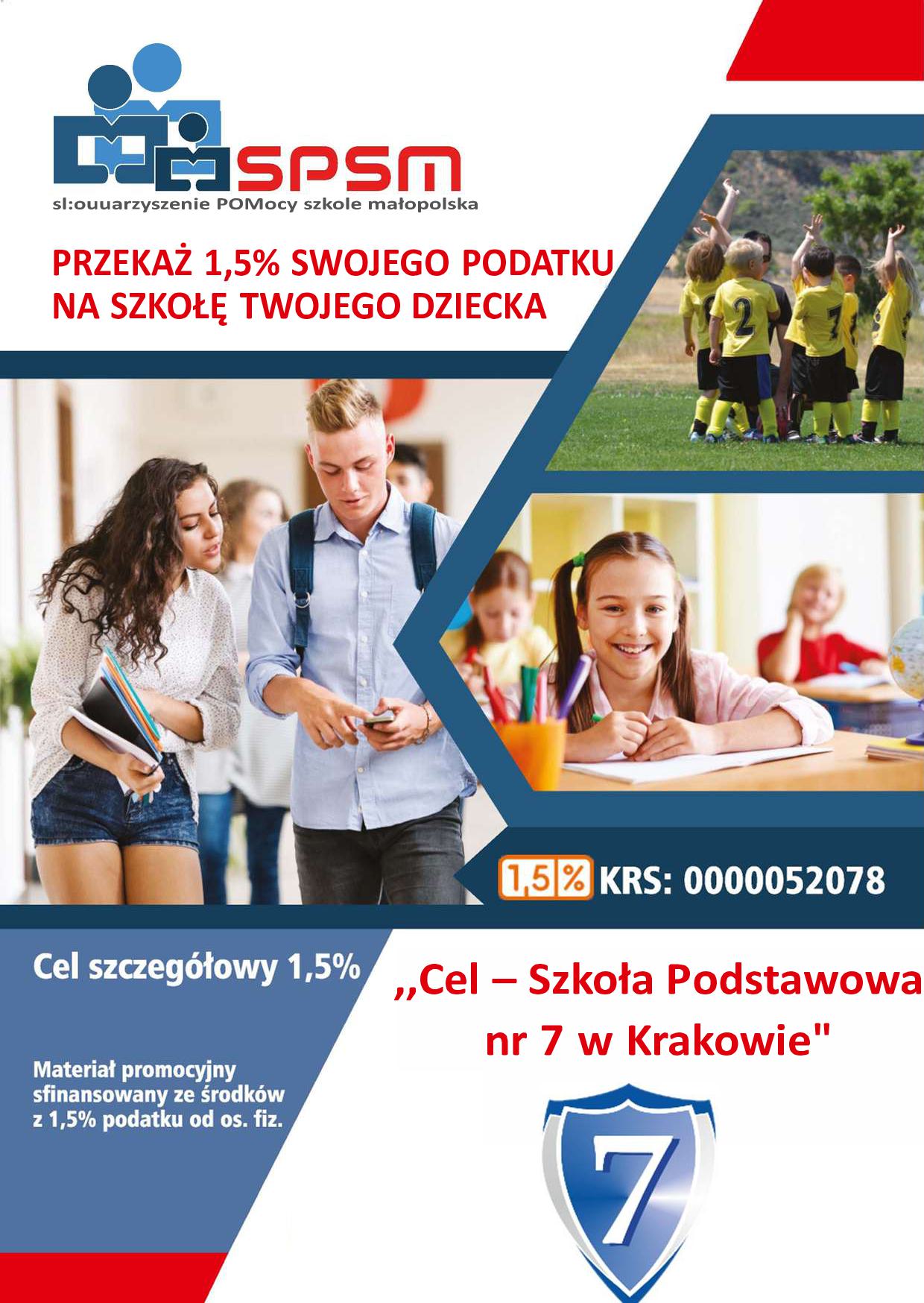 1,5% podatku na Siódemkę!