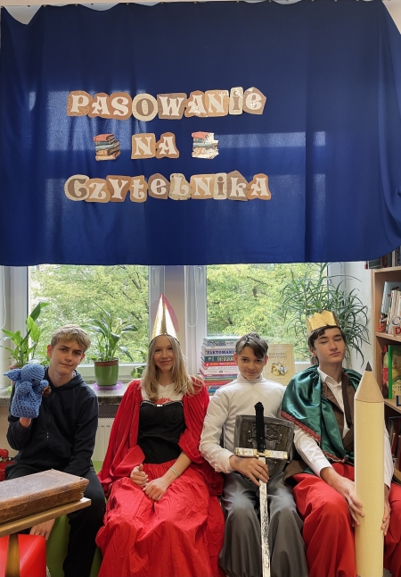 Pasowanie na czytelnika.