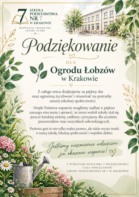 Dobro, które zakwita – dziękujemy Ogrodowi Łobzów!
